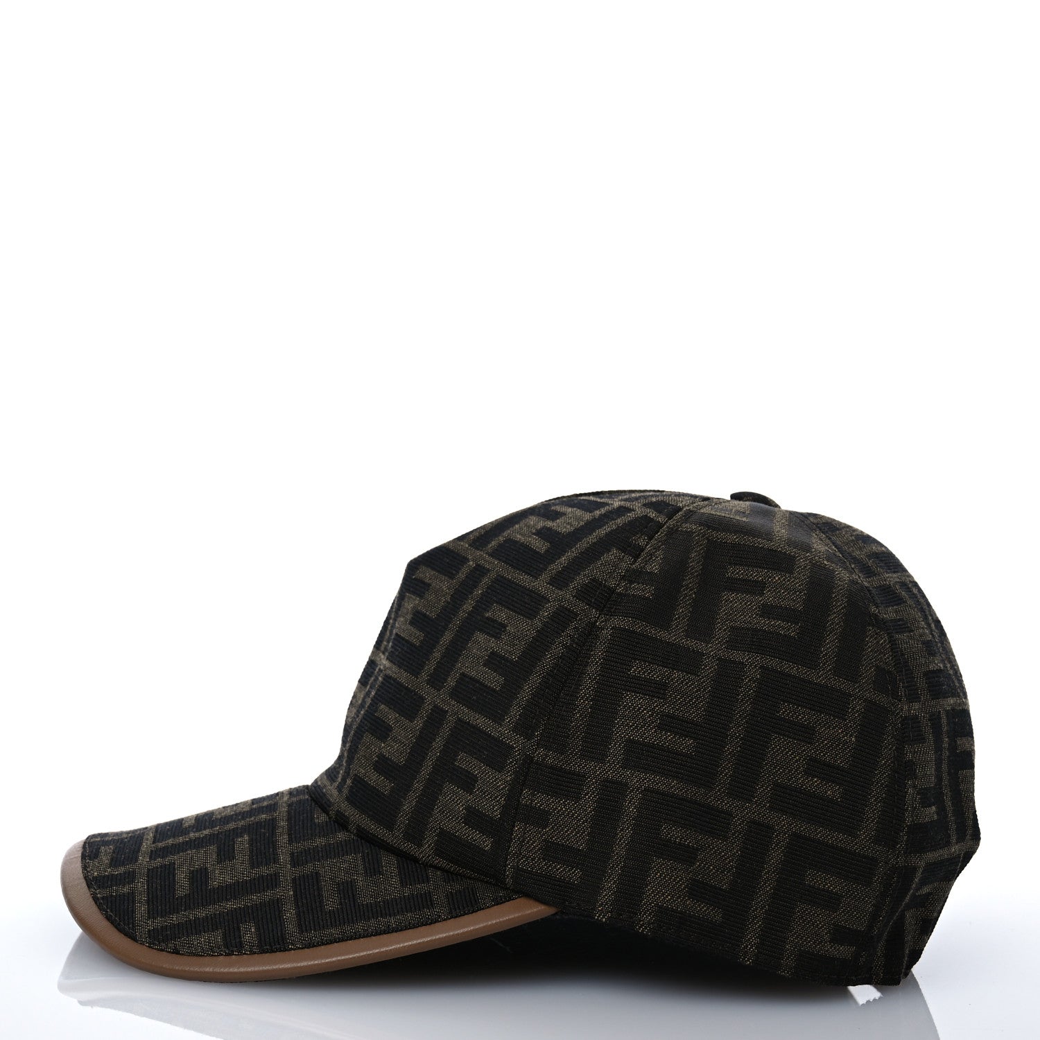 Fendi Canvas FF Reloaded Baseball Hat Tobacco Tobacco Dark Brown 4 of 8