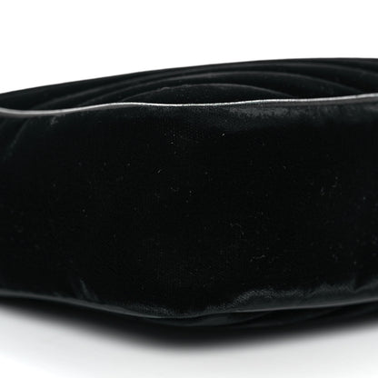 Saint Laurent Velvet Matelasse Monogram Lou Camera Bag Black 8 of 9