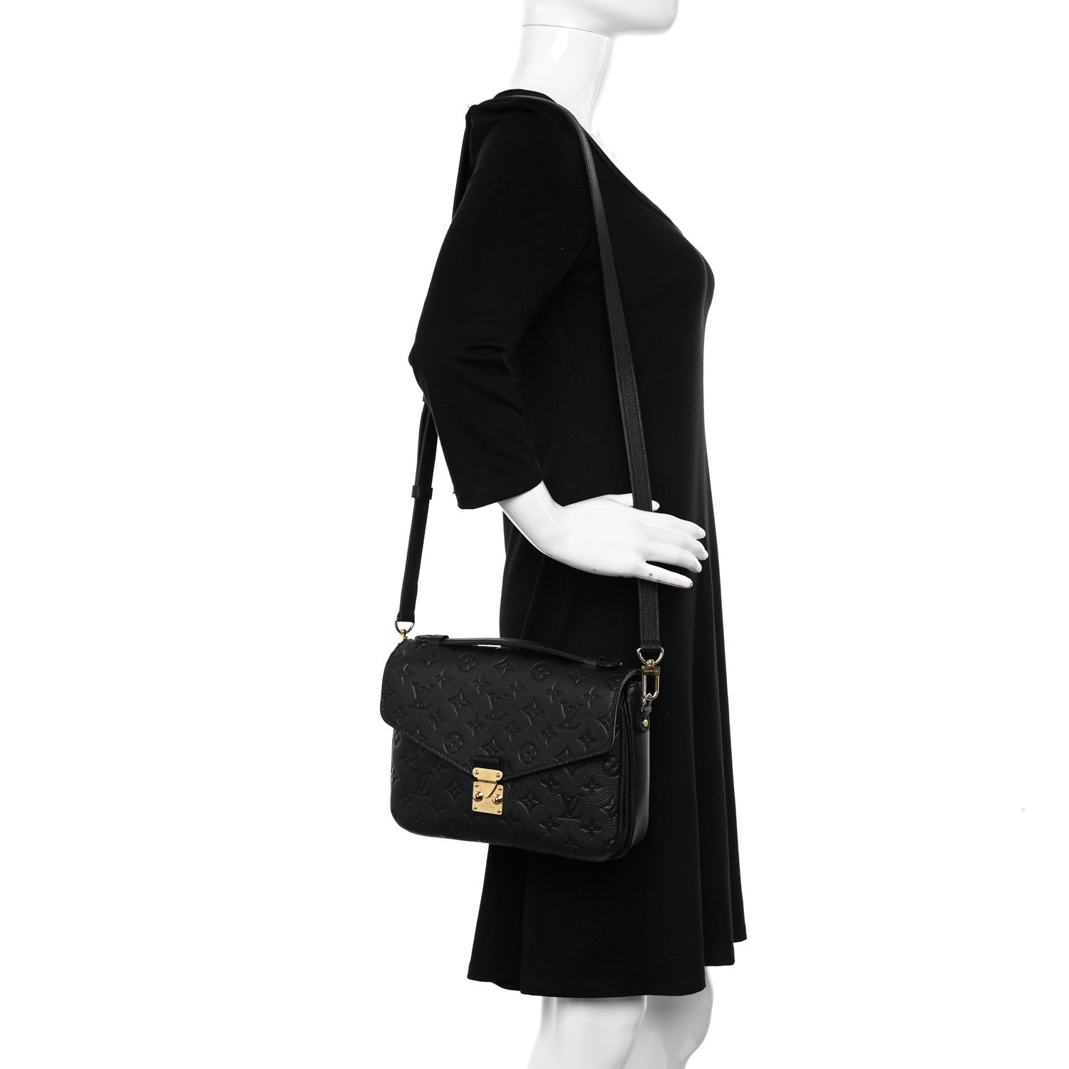 Louis Vuitton Empreinte Pochette Metis Black 2 of 9