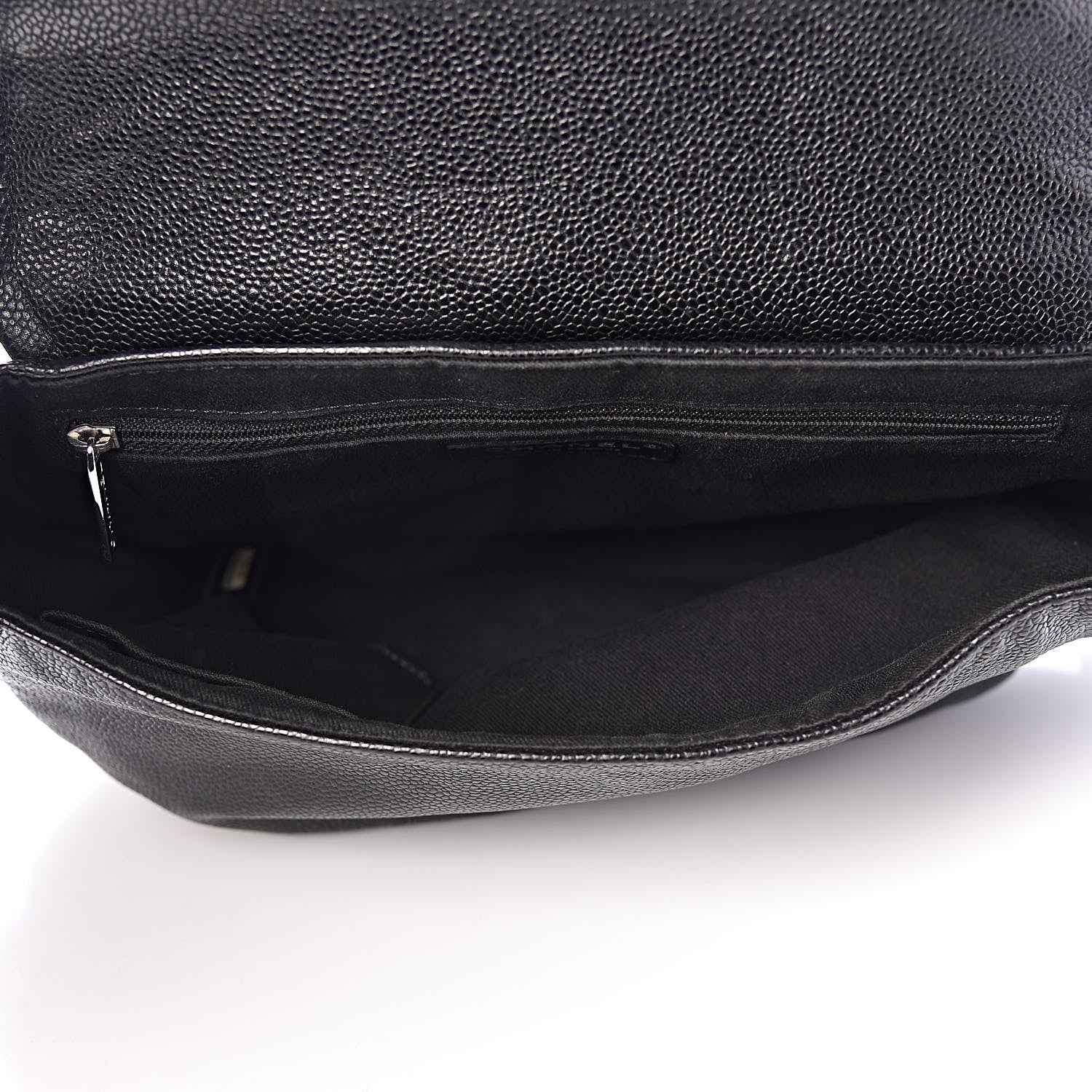 Chanel Caviar Half Moon Large Flap Black 7 of 11
