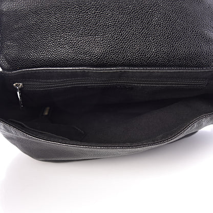 Chanel Caviar Half Moon Large Flap Black 7 of 11