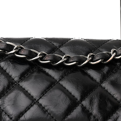 Chanel Glazed Calfskin Quilted Small Salzburg Mountain Backpack Black 8 of 11