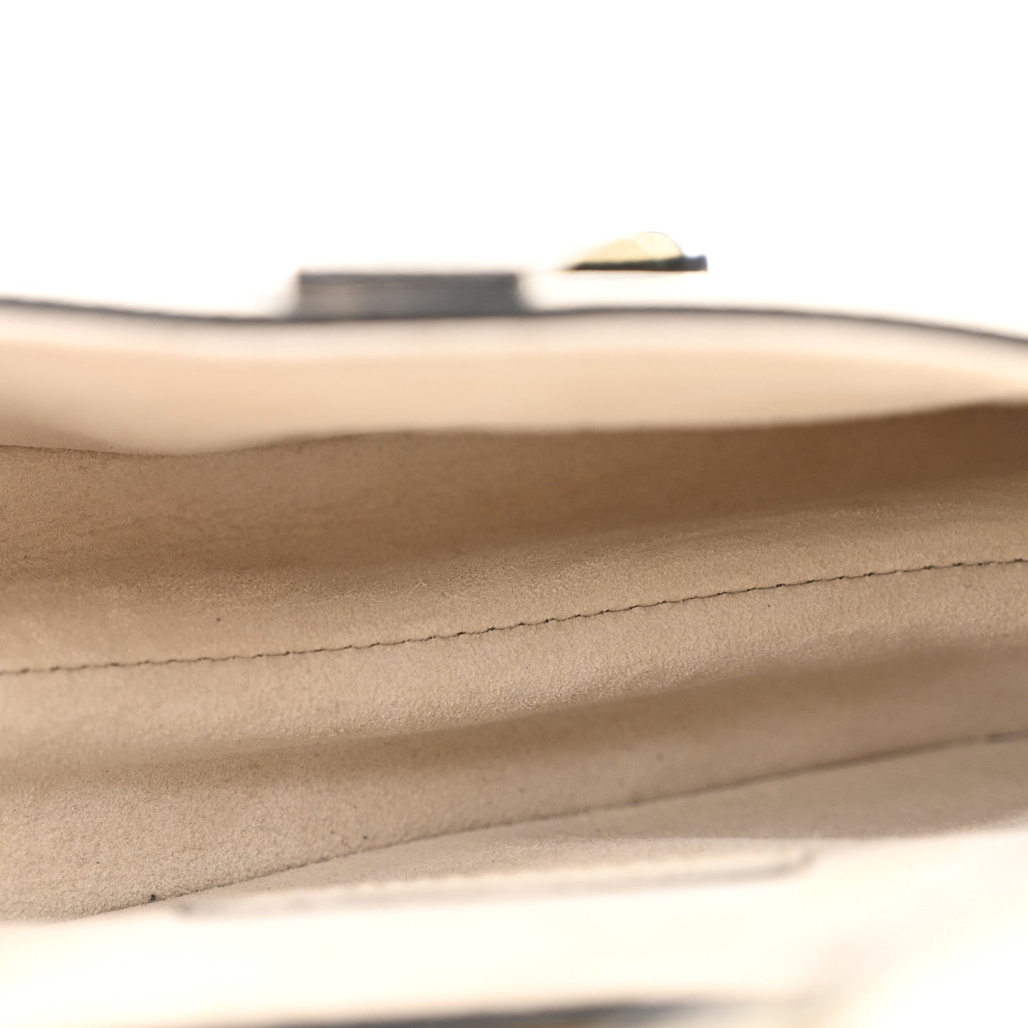 Christian Dior Grained Calfskin Mini Saddle Bag With Strap White 5 of 12