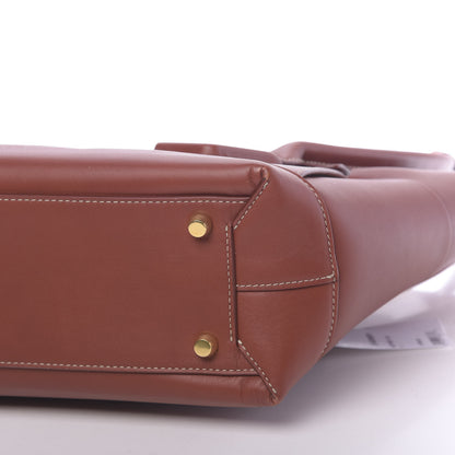 Bottega Veneta French Calfskin Maxi Intrecciato Medium Arco Rust 8 of 9