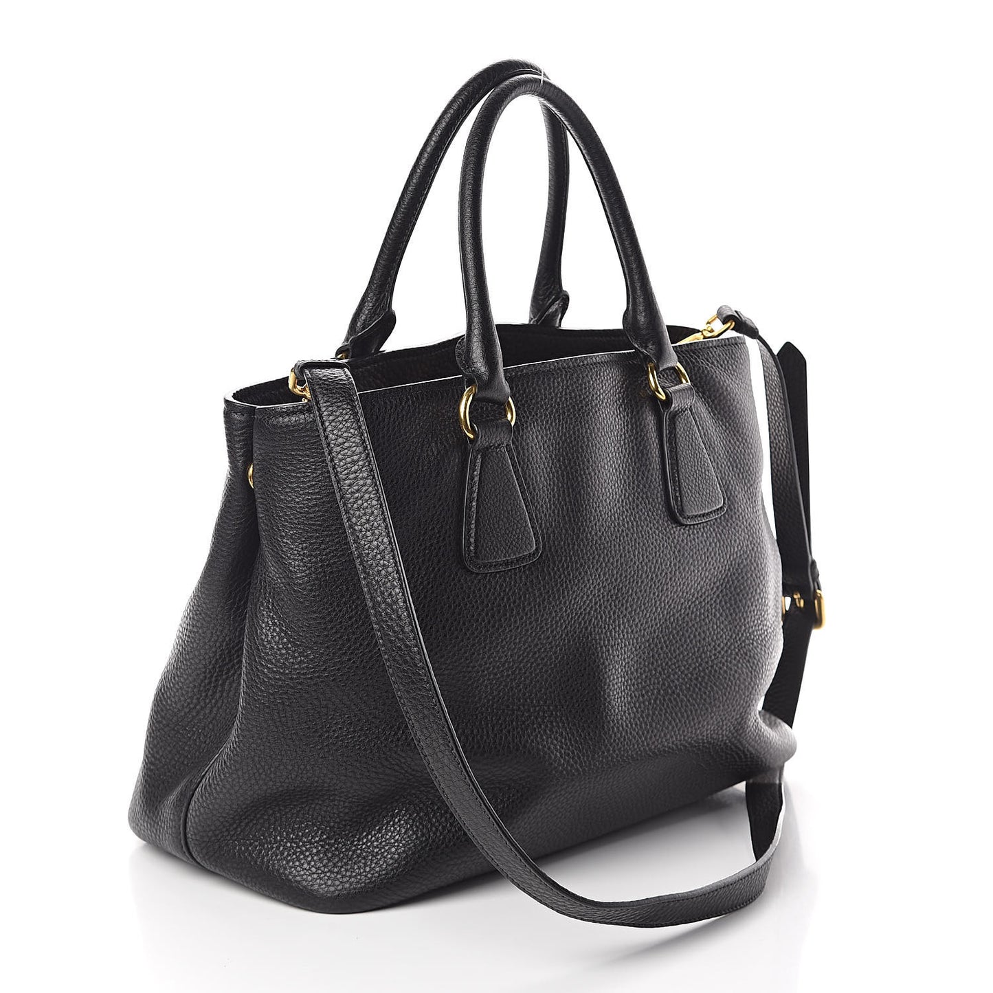 Vitello Daino Tote Black