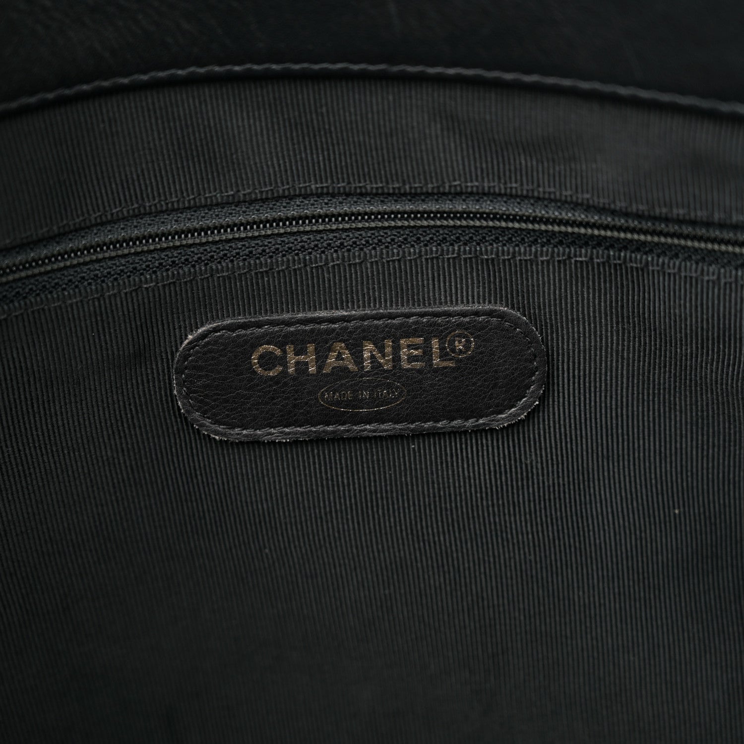 Chanel Calfskin Stitched XL Weekender Black 15 of 15