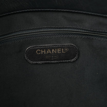 Chanel Calfskin Stitched XL Weekender Black 15 of 15
