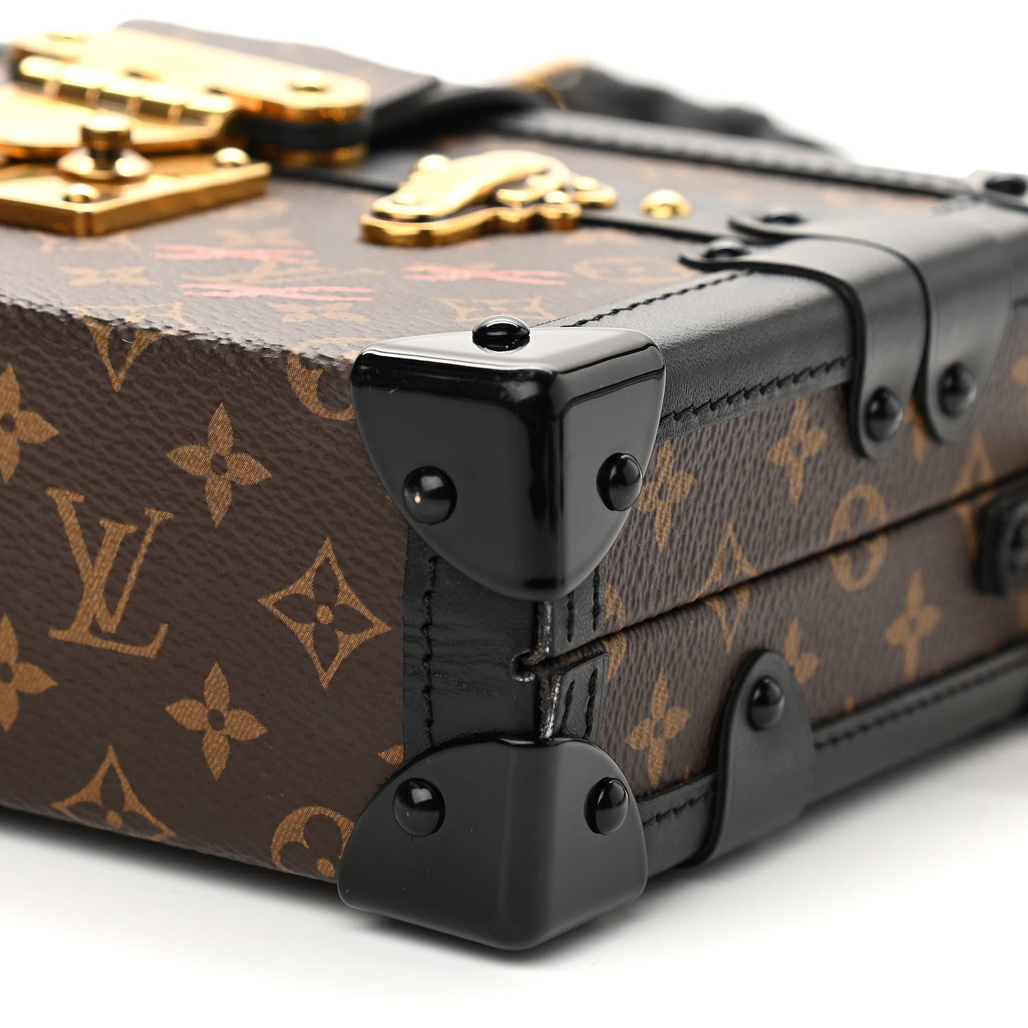 Louis Vuitton Monogram Petite Malle Black 10 of 16