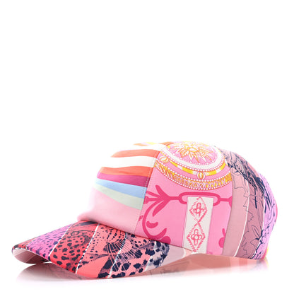 Hermes Silk Davis Patchwork Cap 58 1 of 7