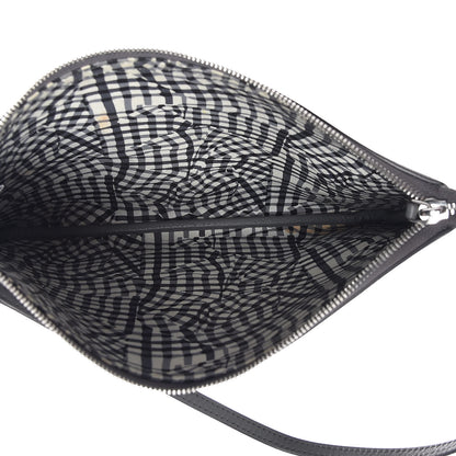 MCM Visetos Liz Shopper Tote Pouch Phantom Grey 5 of 14