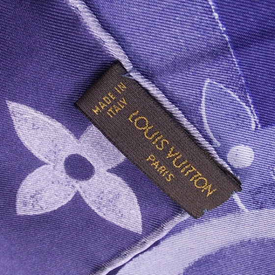 Louis Vuitton Silk Carre Watercolor Symbols Scarf 7 of 8