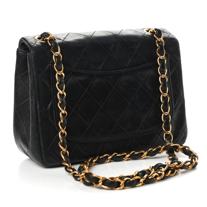 Chanel Lambskin Quilted Mini Square Flap Black 3 of 11