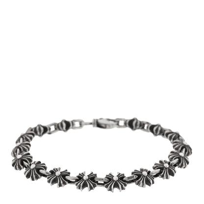 Chrome Hearts Sterling Silver Maltese Cross Link Bracelet 1 of 3