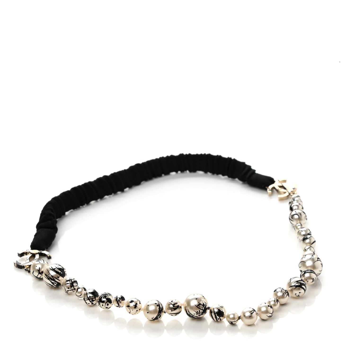 Pearl Paint Splatter CC Headband Black