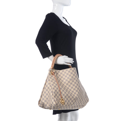Louis Vuitton Damier Azur Artsy MM 2 of 11