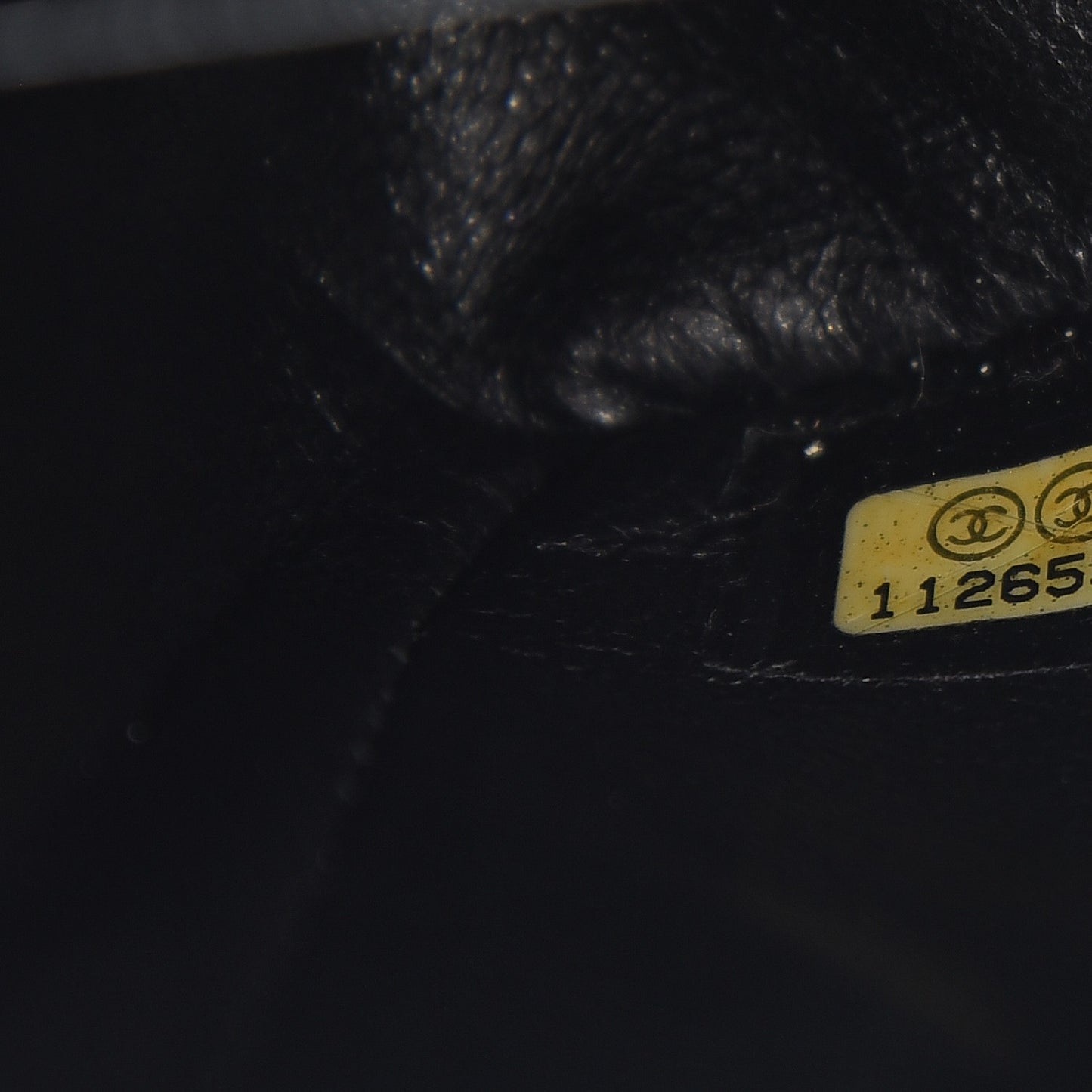 Patent Quilted Reissue Flap Clutch Bag Black