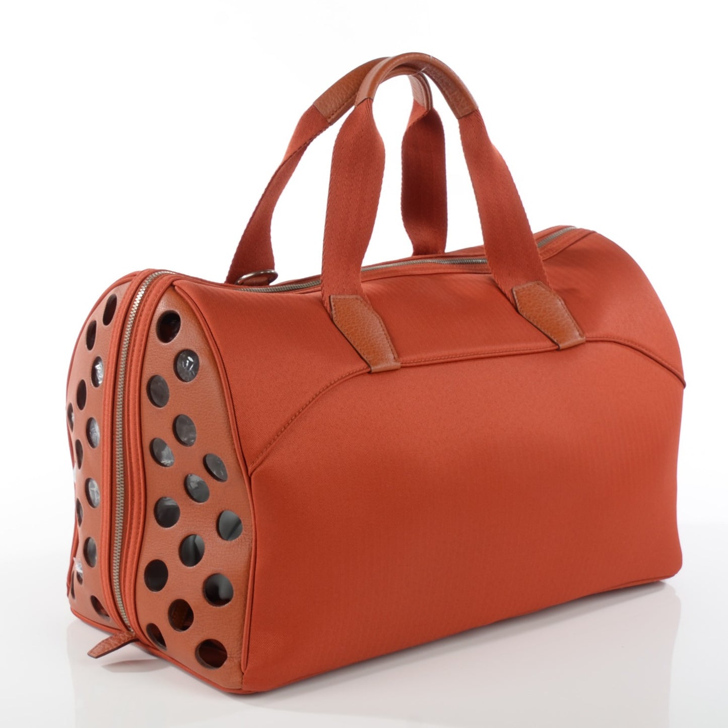 Buffle Toile Sac A Chien TouTou Brique Potiron