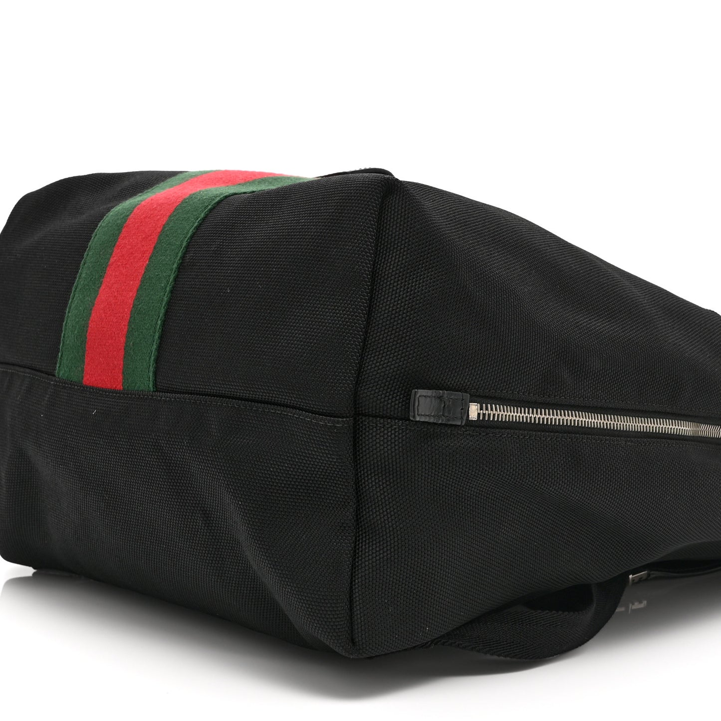 Techno Canvas Web Single Buckle Backpack Black