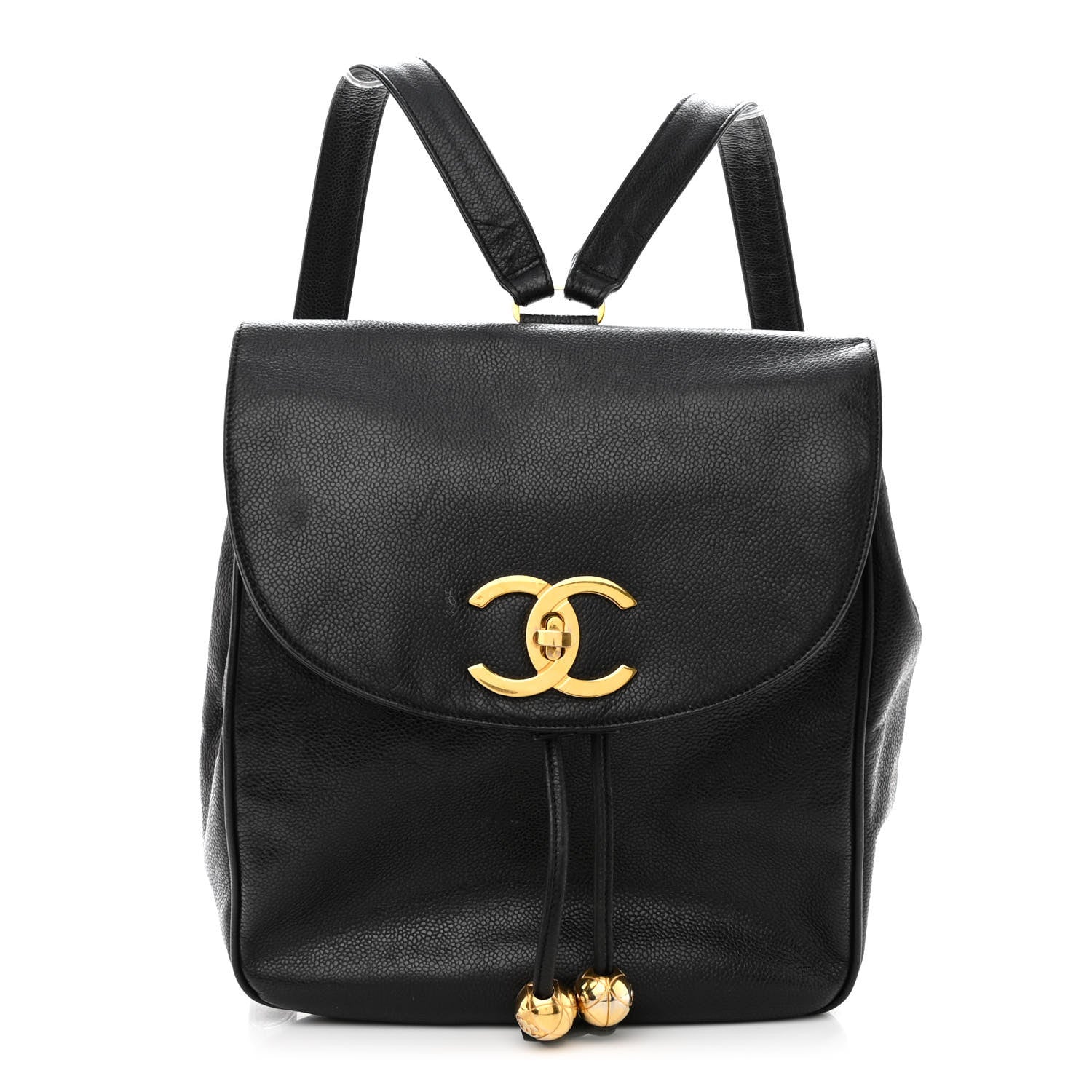 Chanel Caviar CC Backpack Black 1 of 10