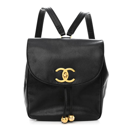 Chanel Caviar CC Backpack Black 1 of 10