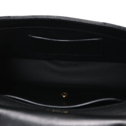 Saint Laurent Lambskin Chevron Quilted Small Loulou Bag Black 6 of 11