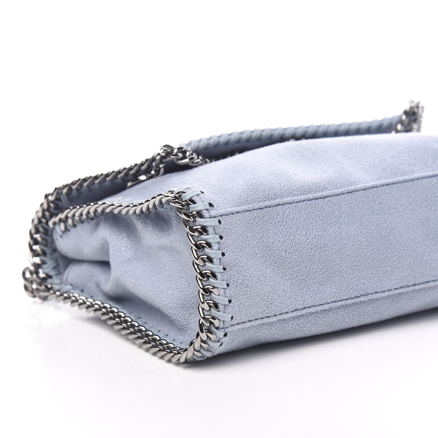 Shaggy Deer Mini Falabella Shoulder Bag Duck Blue
