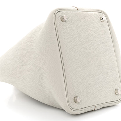 Hermes Taurillon Clemence Picotin Lock 18 PM Gris Perle 9 of 12