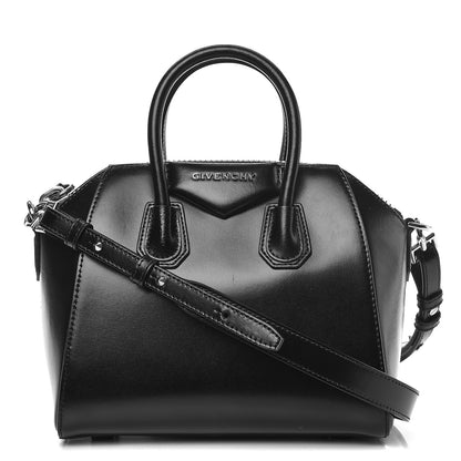 Givenchy Shiny Lord Calfskin Mini Antigona Black 1 of 11