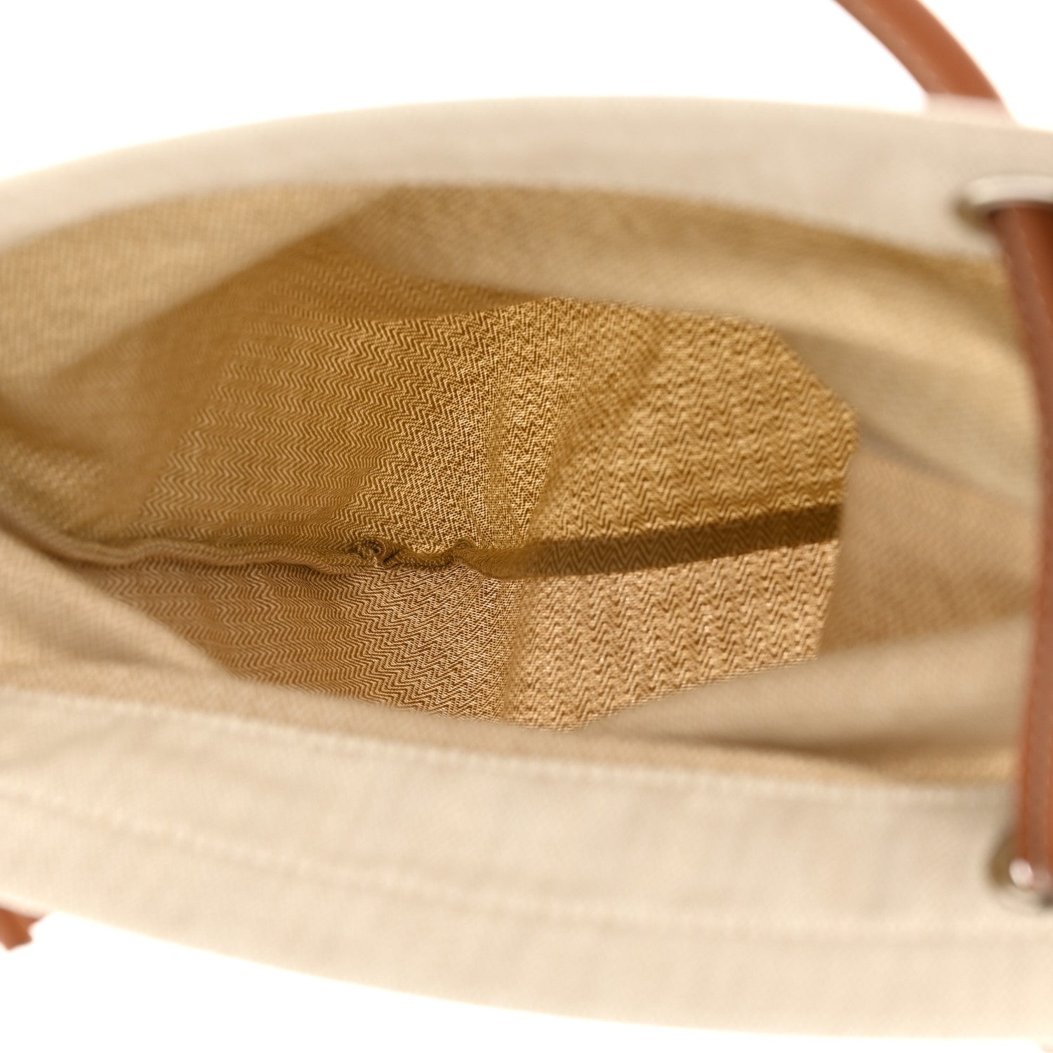 Hermes Canvas Swift Aline Grooming Bag Gold 5 of 10