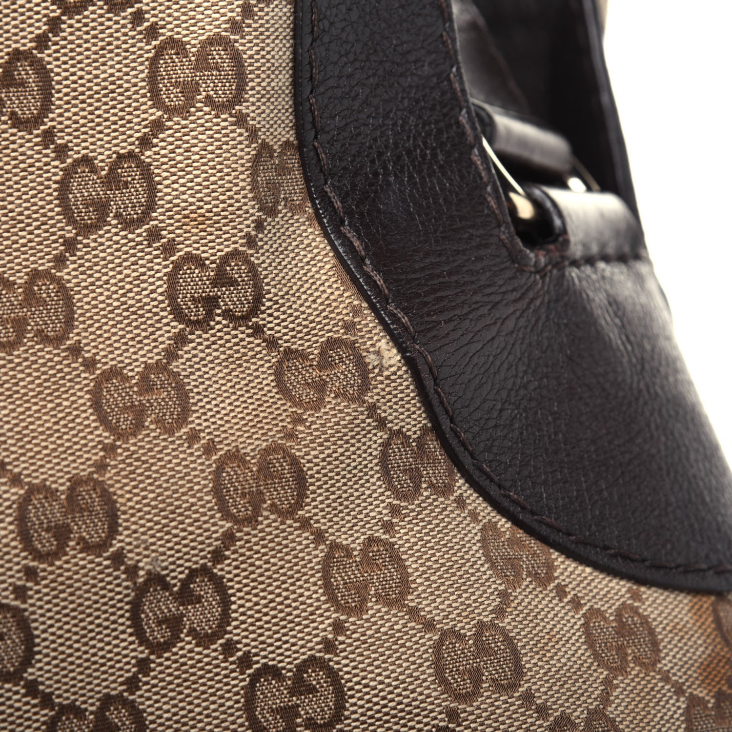Gucci Monogram Charlotte Medium Hobo Brown 15 of 29