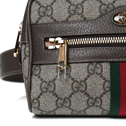 Gucci GG Supreme Monogram Web Small Ophidia Belt Bag 75 30 Dark Brown 13 of 14
