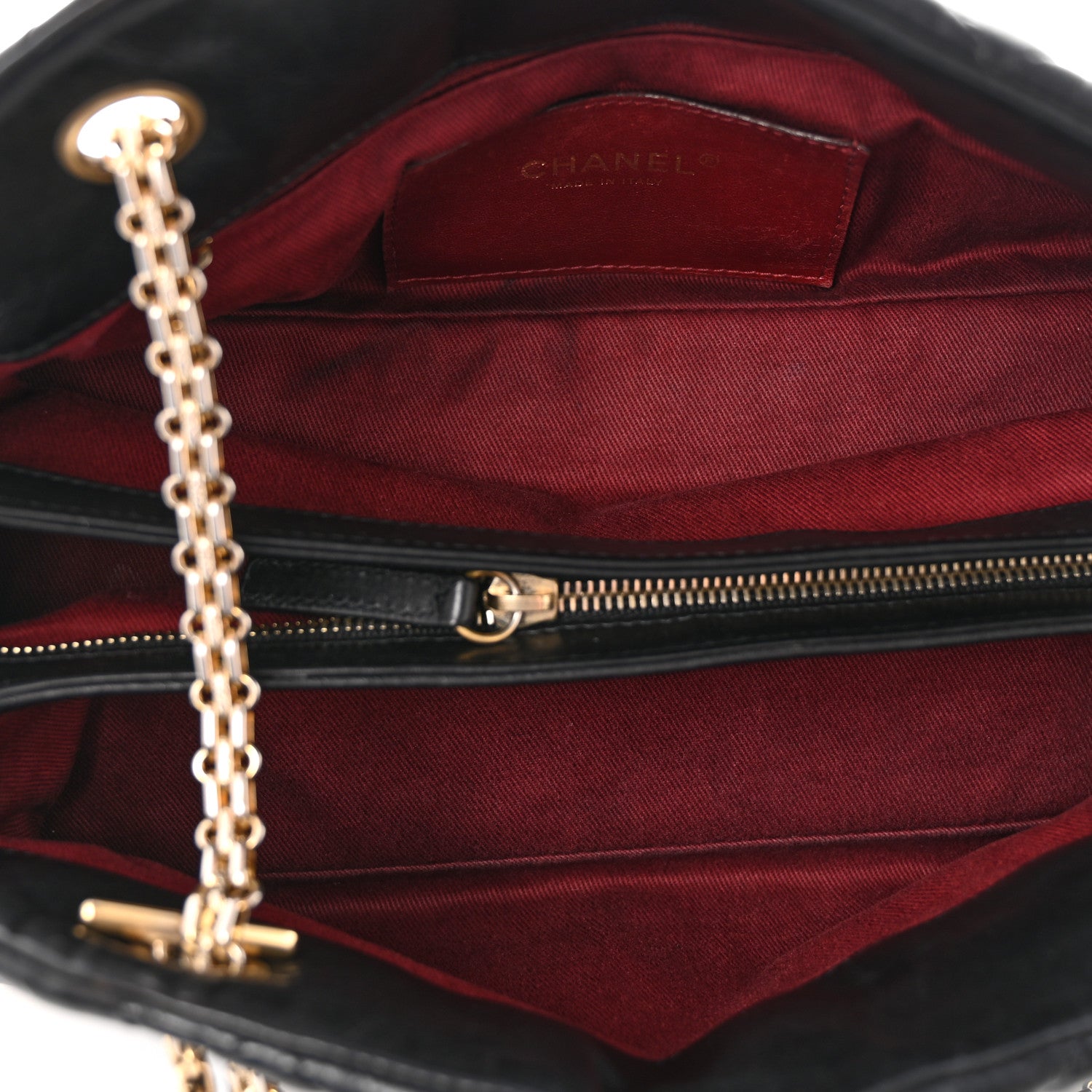 Chanel Aged Calfskin Medium Just Mademoiselle Black 5 of 13