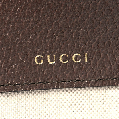 Gucci Monogram Jumbo GG Textured Dollar Calfskin Web Mini Horsebit 1955 Shoulder Bag Camel Ebony New Acero 6 of 10