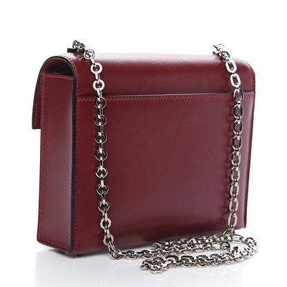 Hermes Tadelakt Mini Verrou Chaine Bag Rouge H 2 of 11