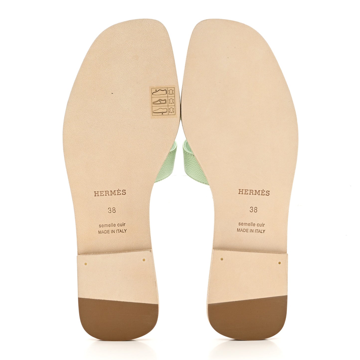 Epsom Oran Sandals 38 Vert Jade