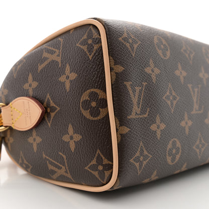 Louis Vuitton Monogram Speedy Bandouliere 20 Black 8 of 9