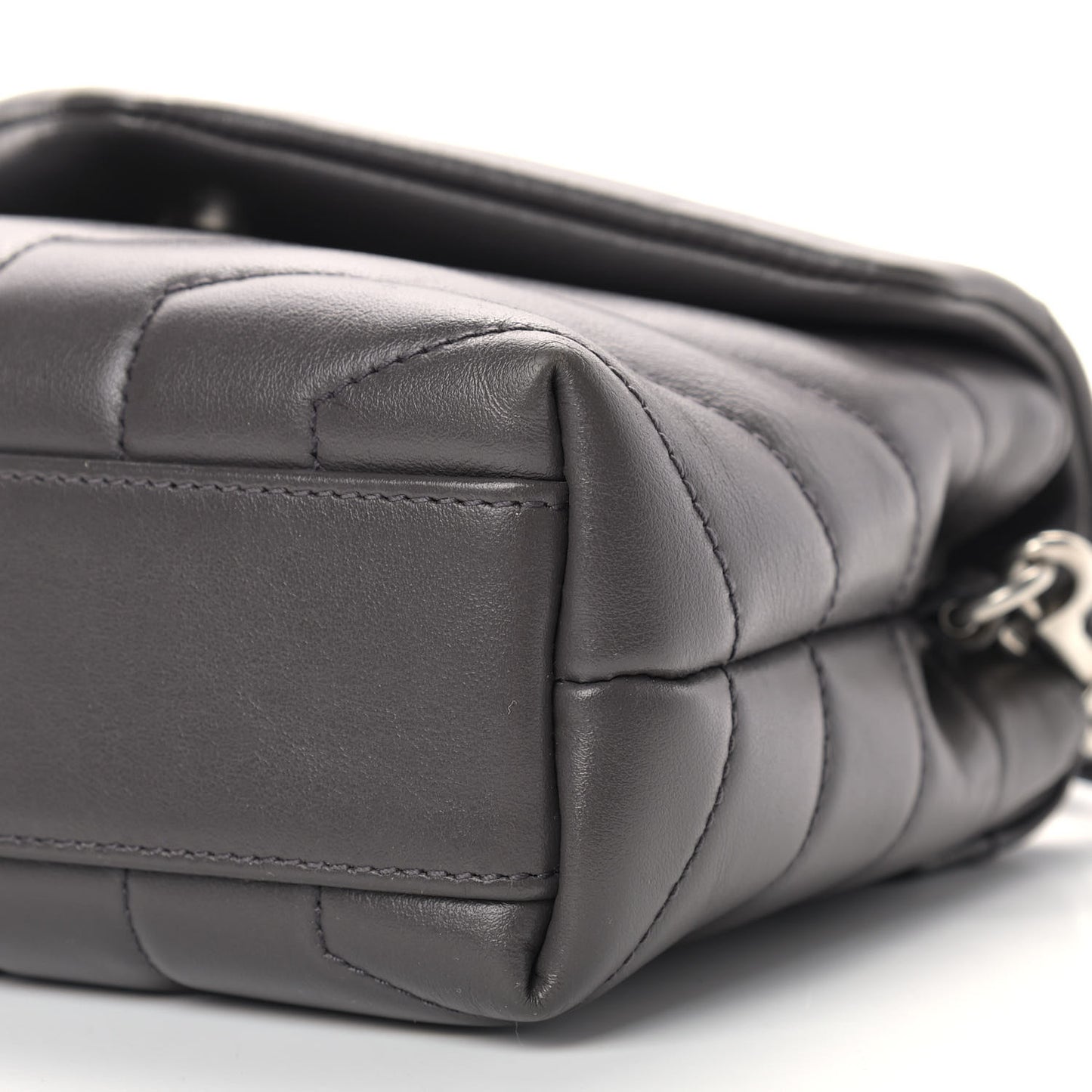 Calfskin Y Quilted Monogram Toy Loulou Crossbody Bag Earth