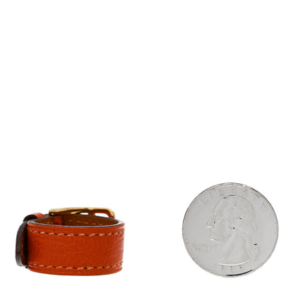Hermes Chevre Mysore Etriviere Scarf Ring Feu 2 of 6