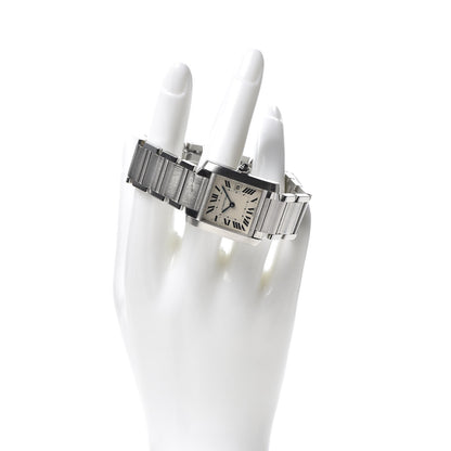 Cartier Stainless Steel 25mm Tank Francaise Quartz Watch 2 of 6