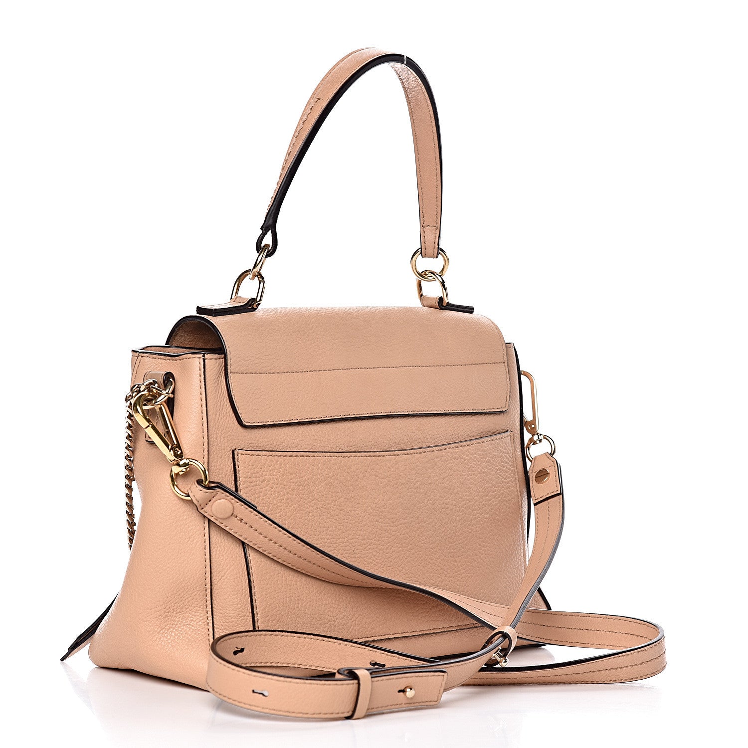 Chloe Calfskin Small Faye Day Shoulder Bag Blush Nude 3 of 15
