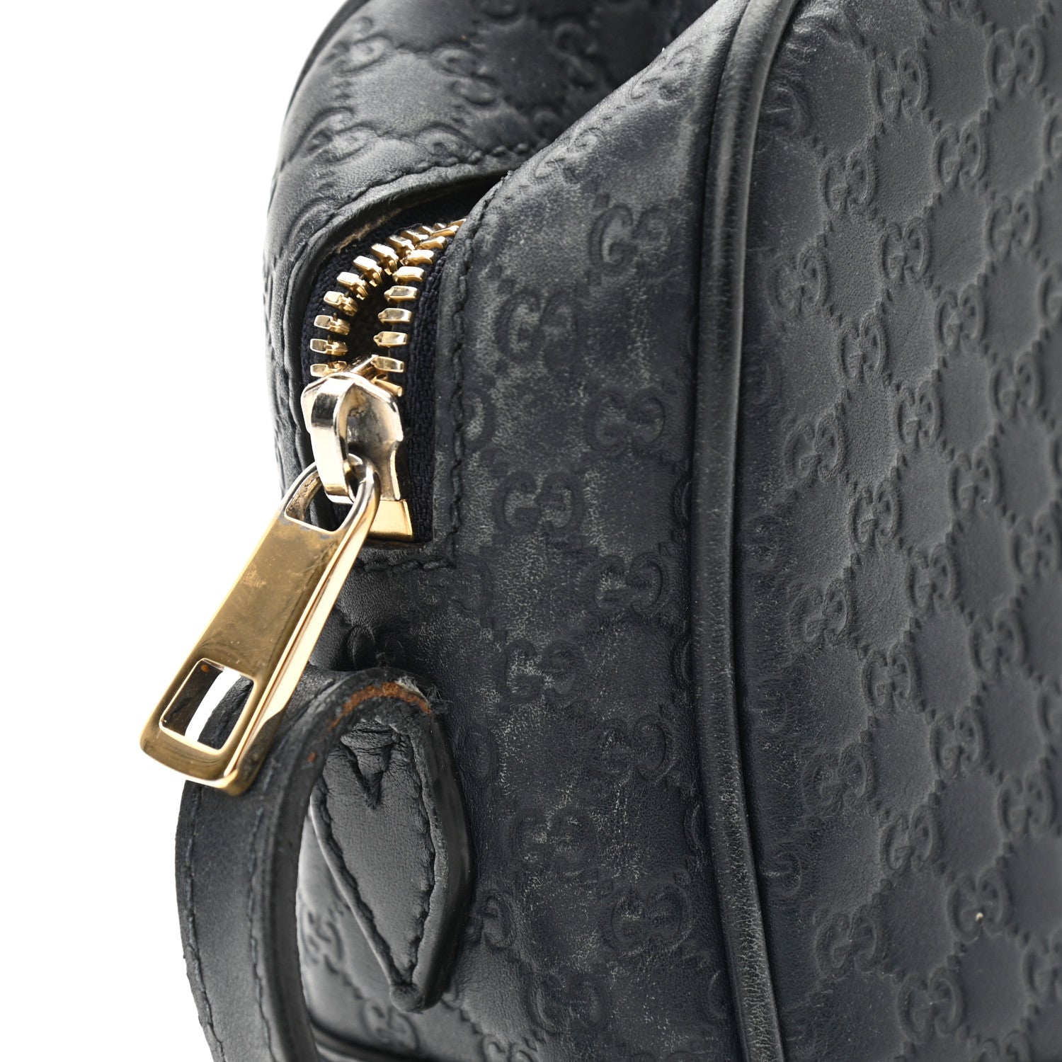 Gucci Soft Microguccissima Mini Bree Messenger Bag Blue 12 of 18