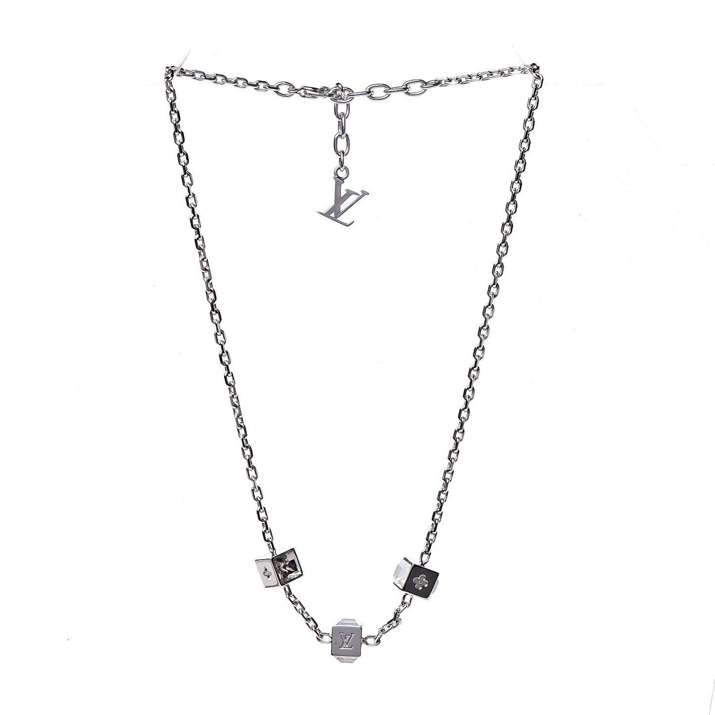 Swarovski Gamble Short Necklace Silver