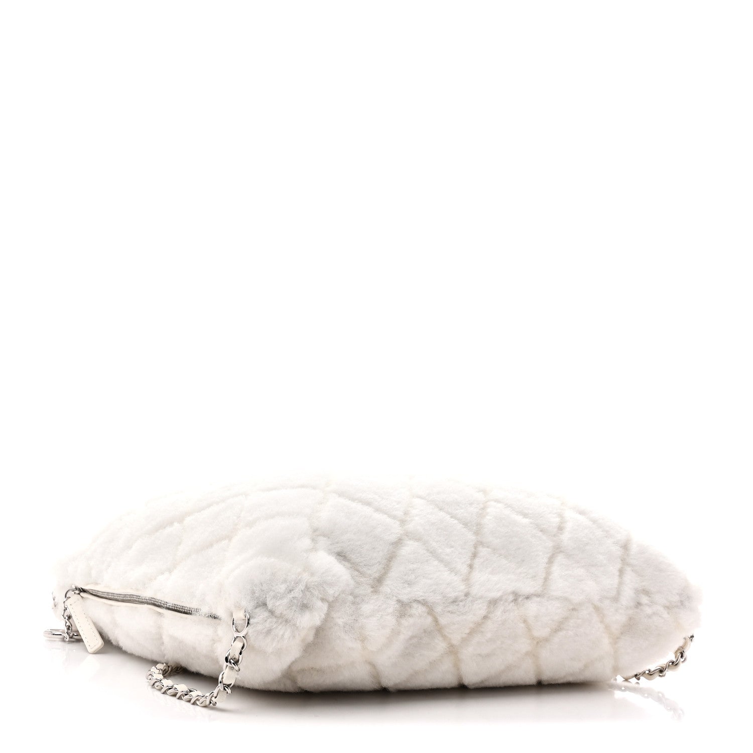 Chanel Shearling Coco Neige Backpack White 4 of 10