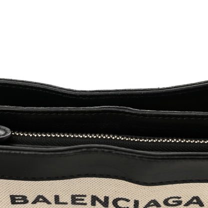 Balenciaga Cotton Canvas Pochette Crossbody Bag Black 14 of 19
