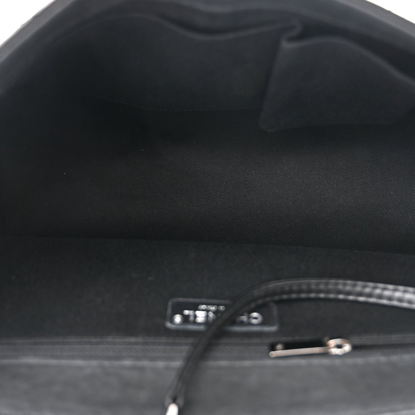 Calfskin Quilted Large Hamptons Flap Black