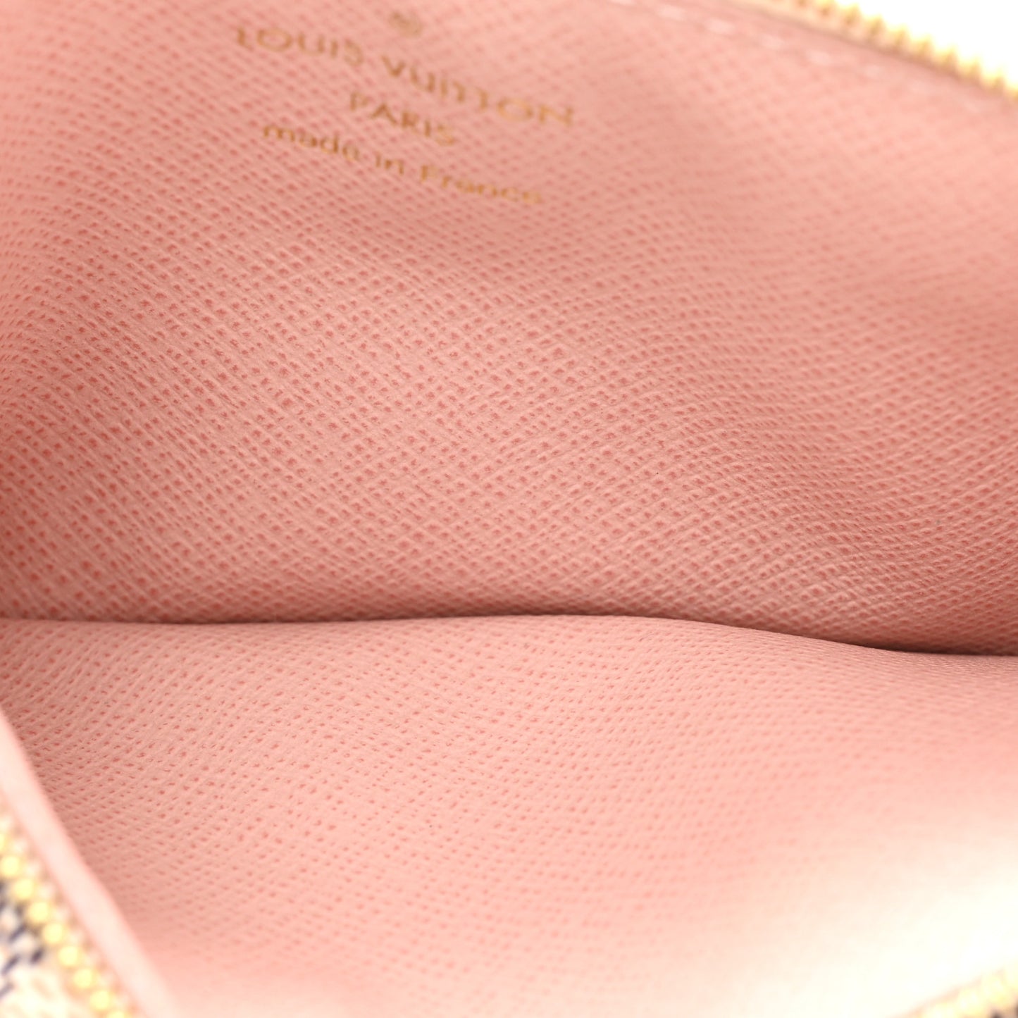 Damier Azur Recto Verso Card Holder Rose Ballerine