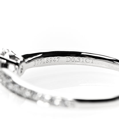 Tiffany Platinum Diamond .31ct Round Brilliant Harmony Engagement Ring 49 4.75 4 of 6