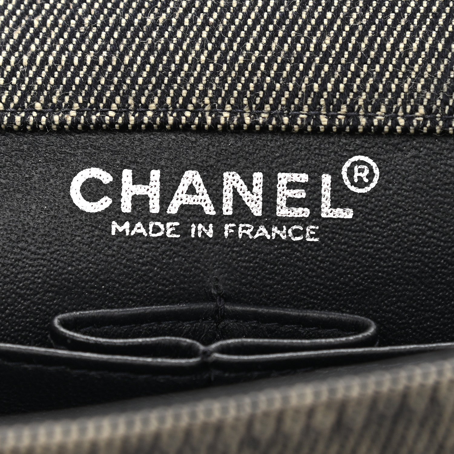 Chanel Denim Chocolate Bar Flap 6 of 9
