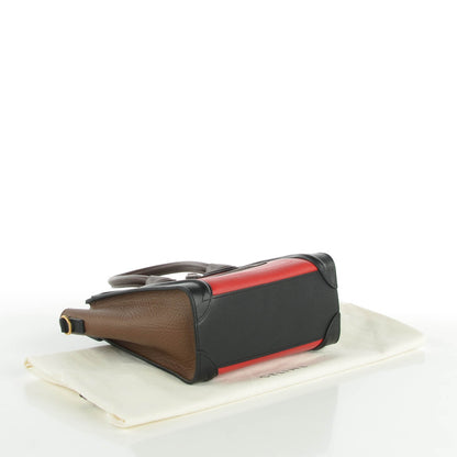 Celine Smooth Drummed Calfskin Multicolor Nano Luggage 4 of 8