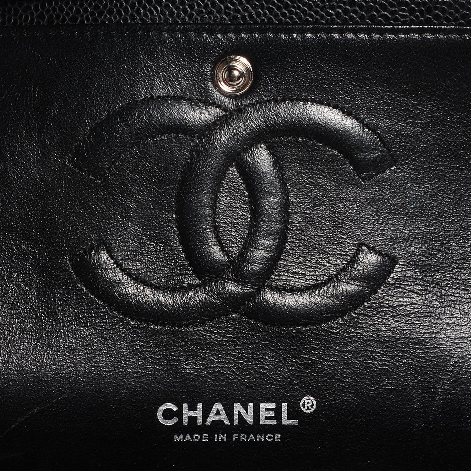 Chanel Caviar Quilted Medium Double Flap Black 7 of 8